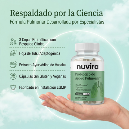 Nuvira™ Probiótico Soporte Pulmonar