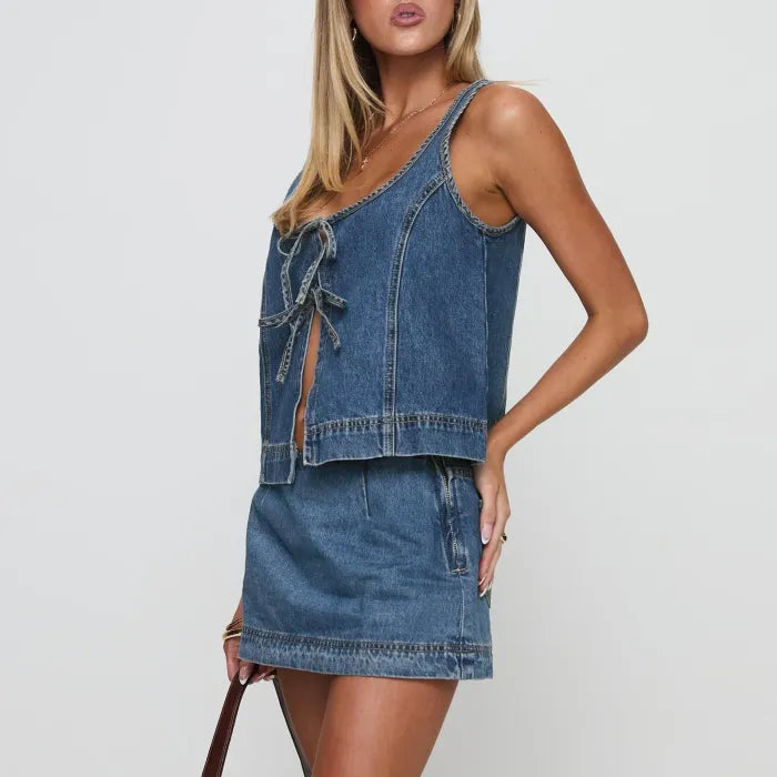 Nuvira™ Conjunto Denim Ligero