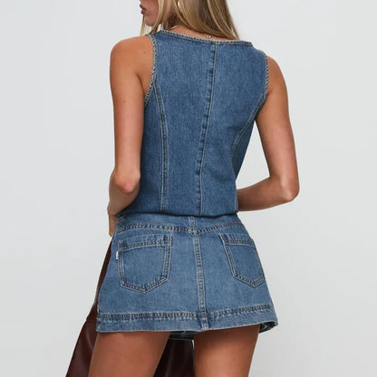 Nuvira™ Conjunto Denim Ligero