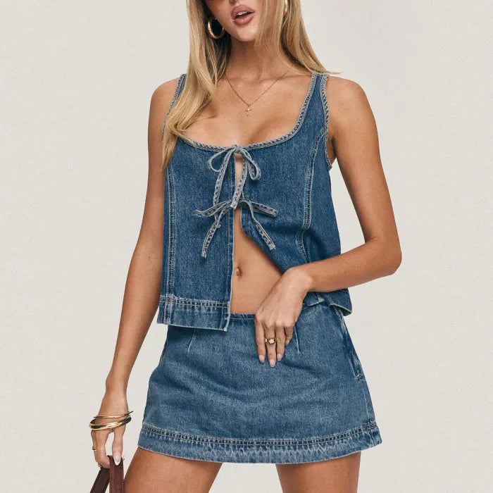 Nuvira™ Conjunto Denim Ligero