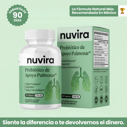 Nuvira™ Probiótico Soporte Pulmonar
